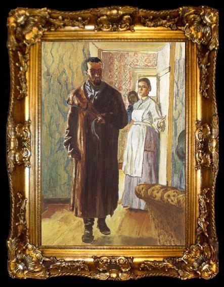 framed  Ilya Repin Retouch, ta009-2